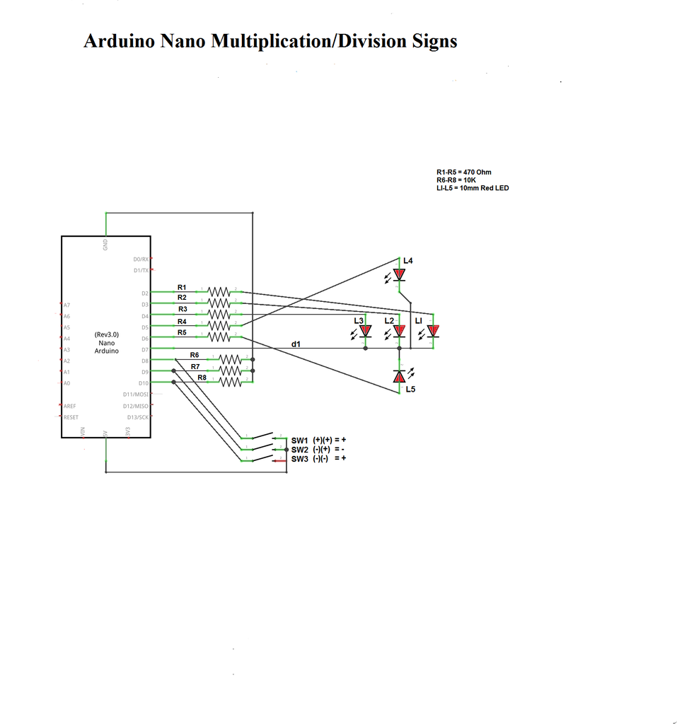 Arduino Nano Multiplication/Division Signs : 9 Steps (with Pictures ...