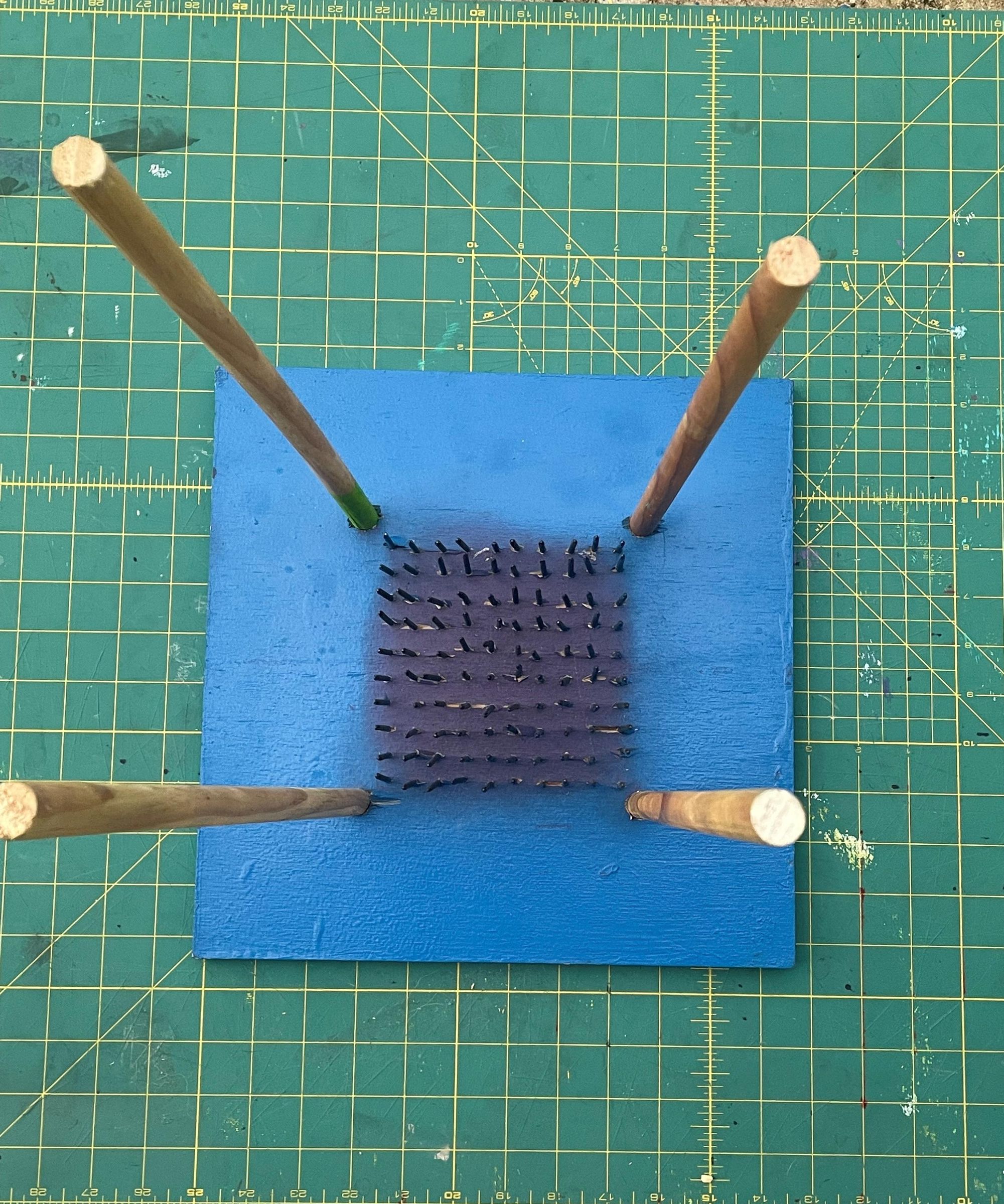 First Woodworking Project a Bed of Nails Is Better Than a Bird House