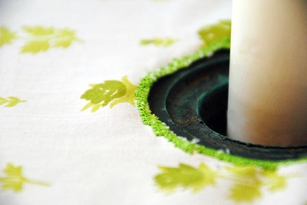 Diy Tablecloth With A Hole For Patio Umbrella 7 Steps Pictures Instructables Diy Tablecloth With A Hole For Patio, How To Make An Umbrella Hole In A Tablecloth