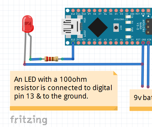 DIY guide for Blinking LED with Arduino Nano with step-by-step instructions
