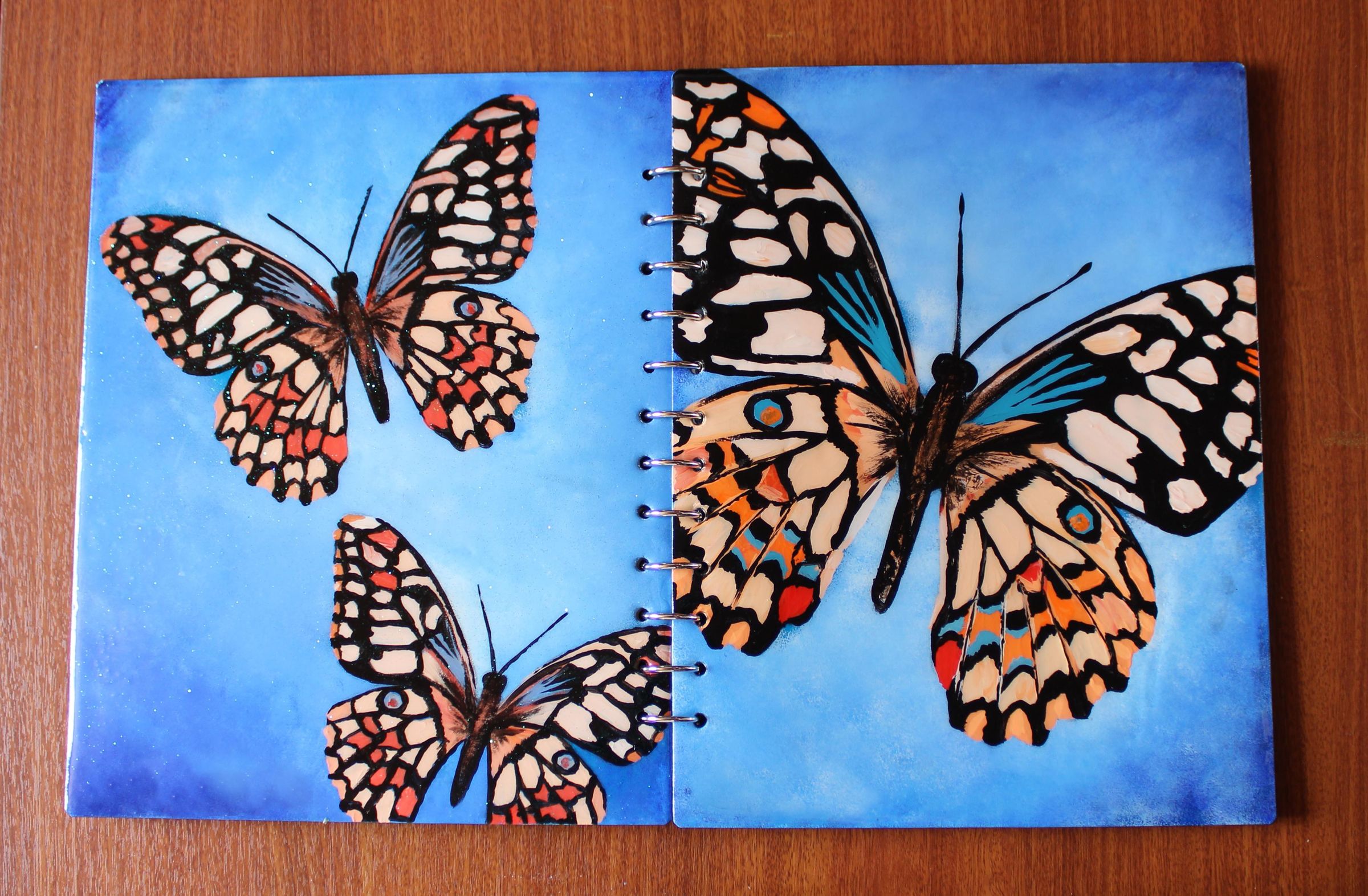 Make Your Own Butterfly Notebook 9 Steps (with Pictures) Instructables