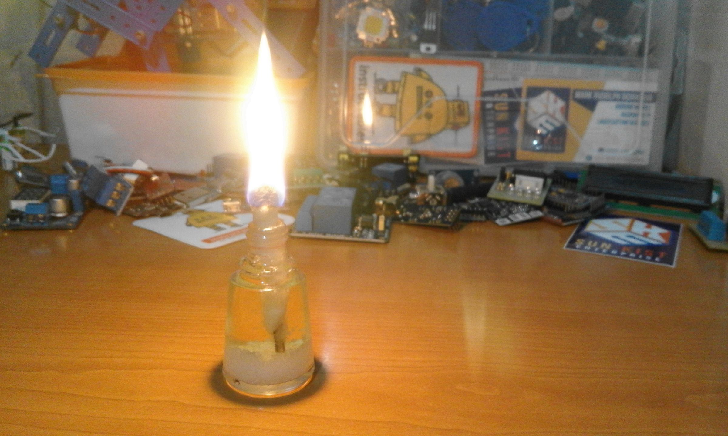 Cooking Oil Powered Lamp 9 Steps (with Pictures) Instructables