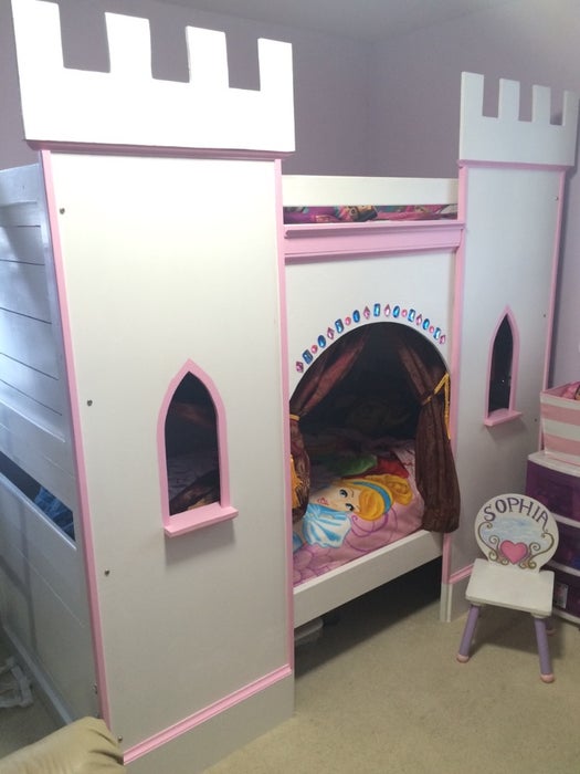 Princess Castle Bunk-Bed