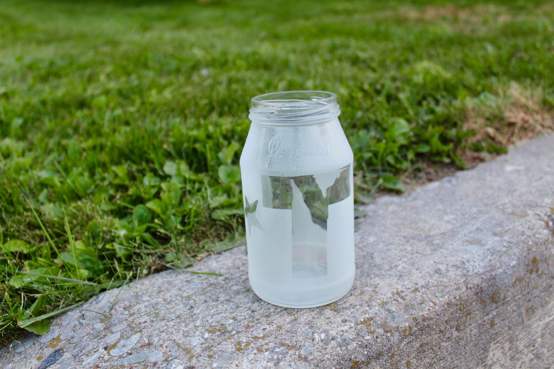 How to Make an Etched Frosted Mason Jar Design 6 Steps (with Pictures