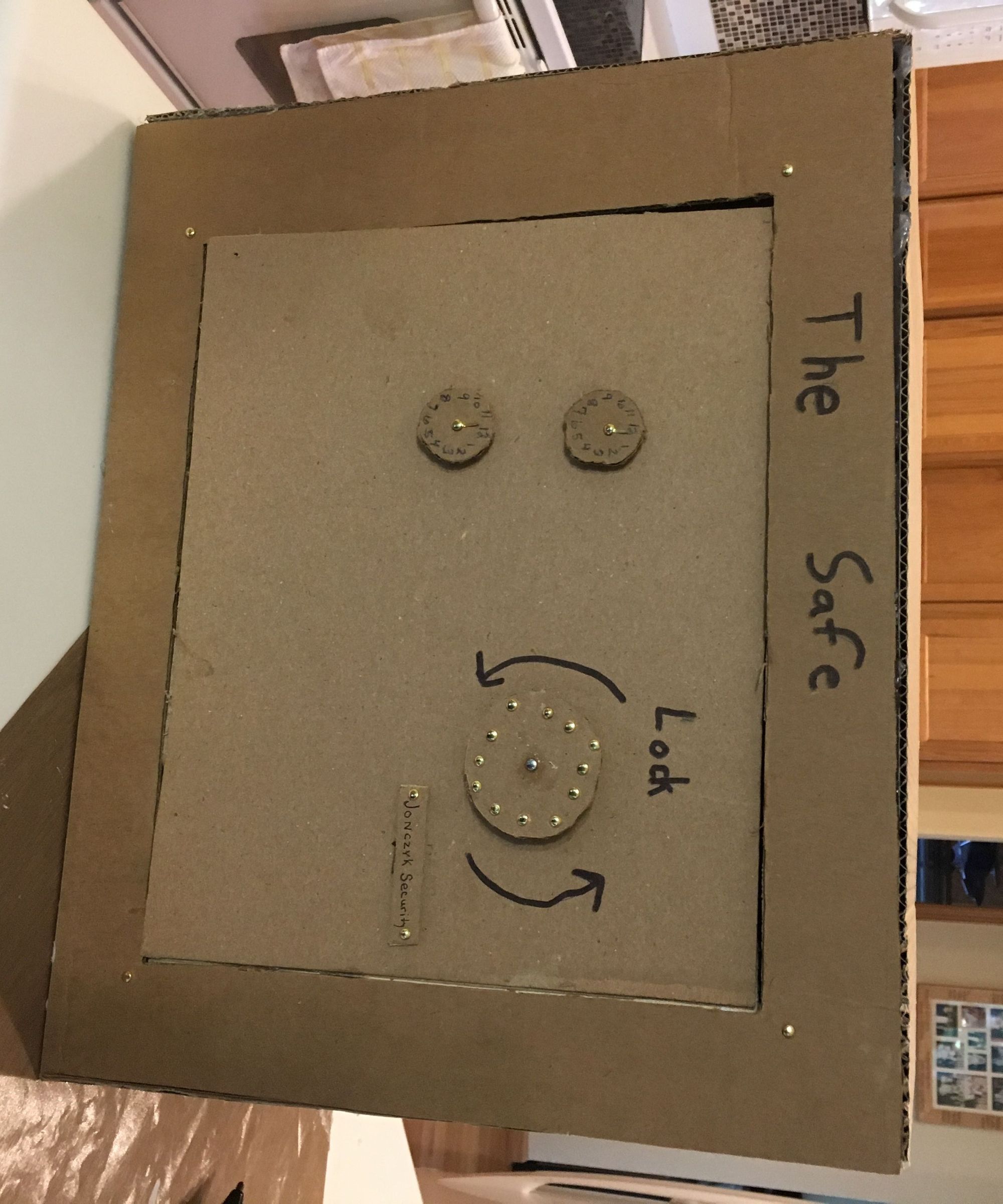 Cardboard Safe 9 Steps Instructables