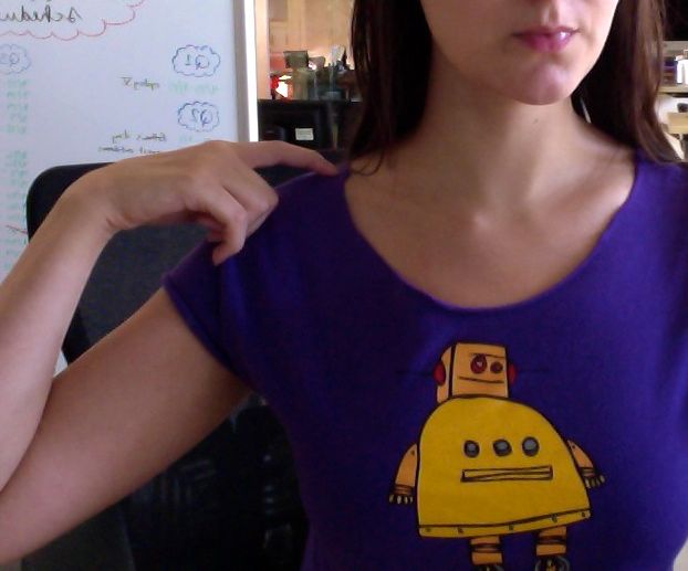 Easily Alter A Crew Neck T Shirt 5 Steps With Pictures Instructables
