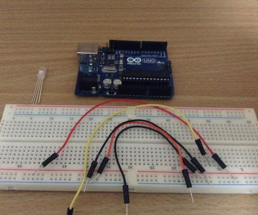 using rgb led with arduino DIY Project DIY Project Image