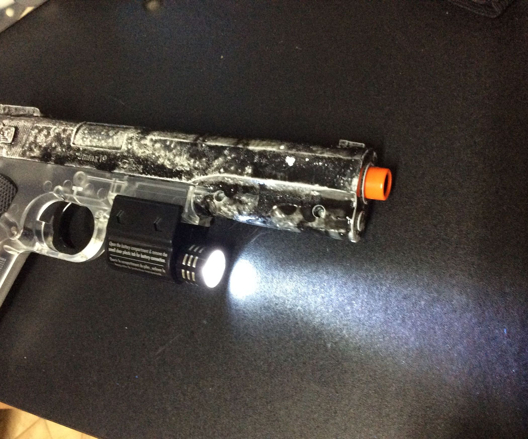 Airsoft Spring Pistol Flashlight Mod 3 Steps Instructables