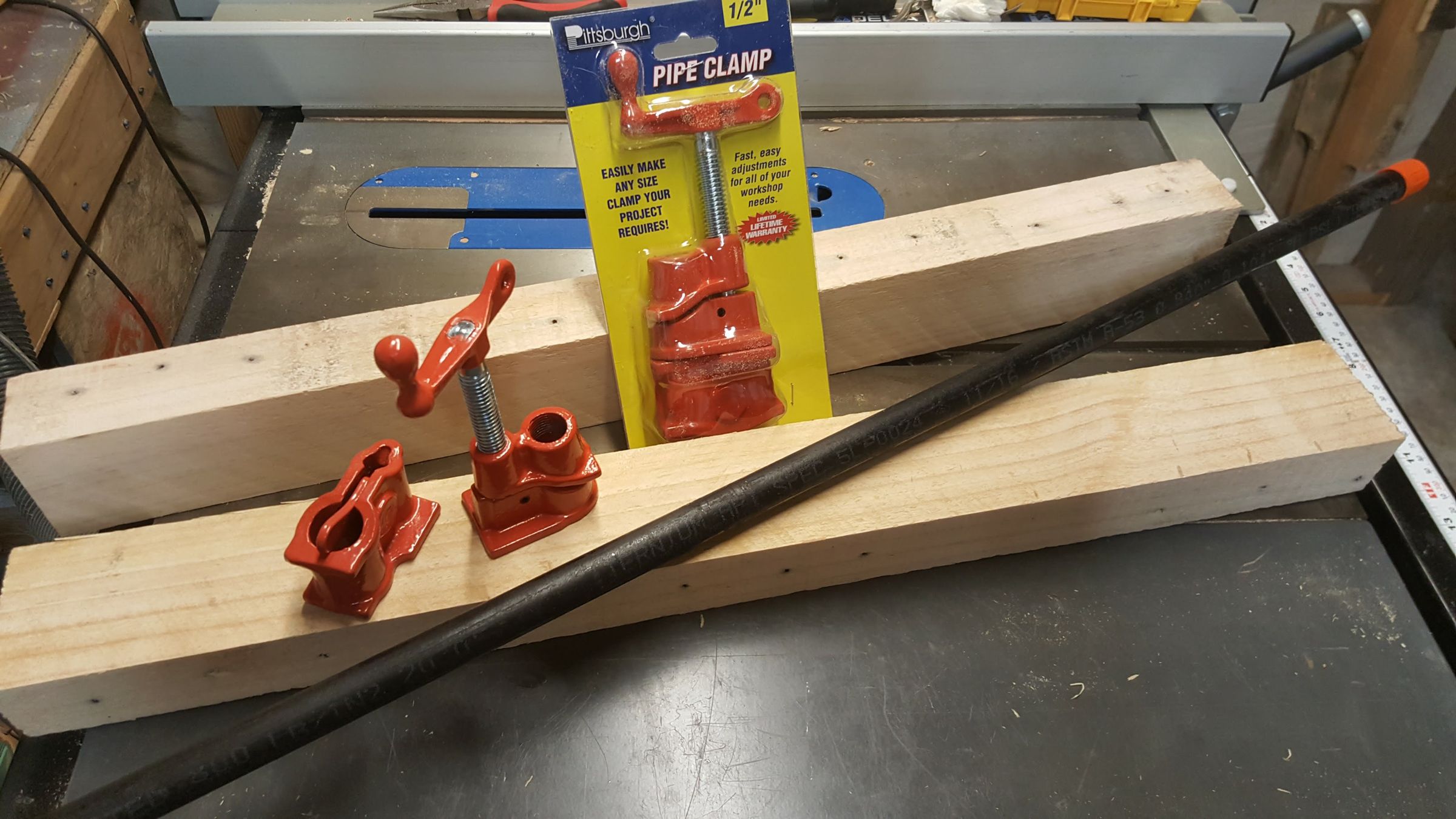 Pipe Clamp Bench Vise 6 Steps (with Pictures) Instructables