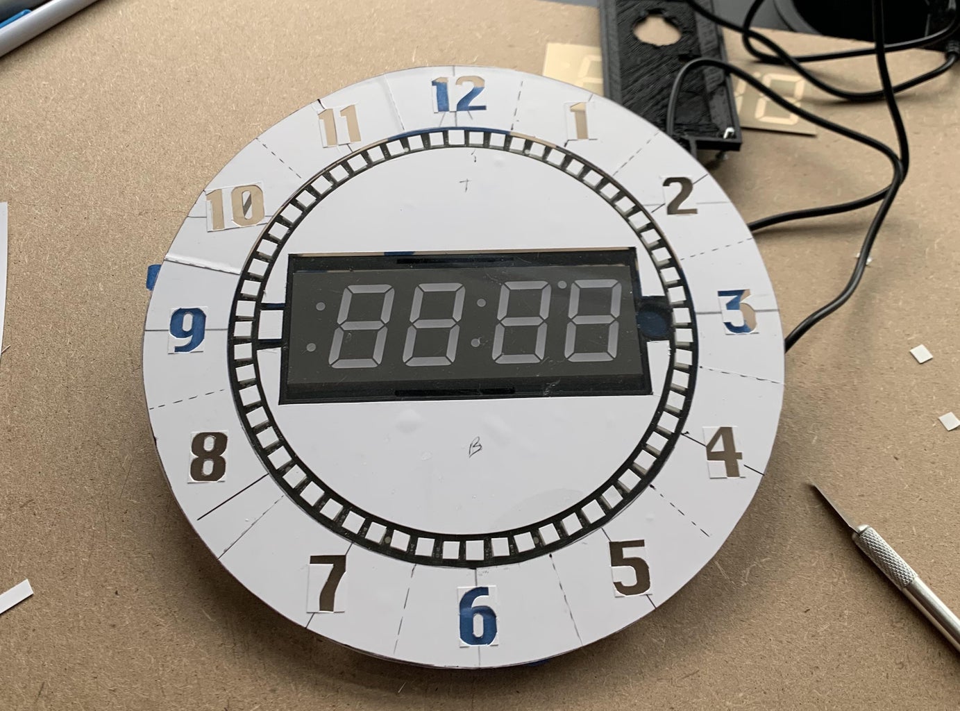 7-Segment NeoPixel Clock With Countdown Timer : 8 Steps (with Pictures ...