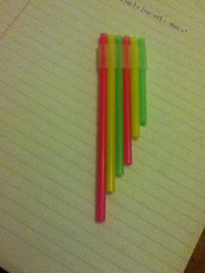 Straw Pan Pipes 4 Steps Instructables