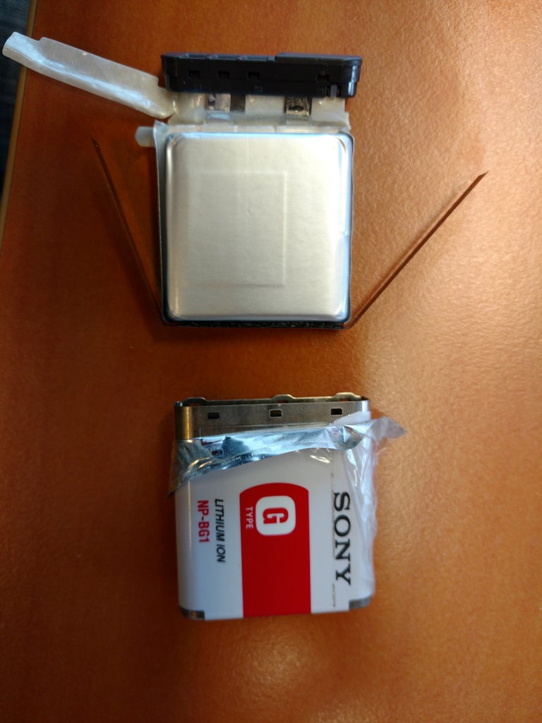 Sony Cybershot Battery Upgrade For Almost Free 4 Steps With Pictures Instructables