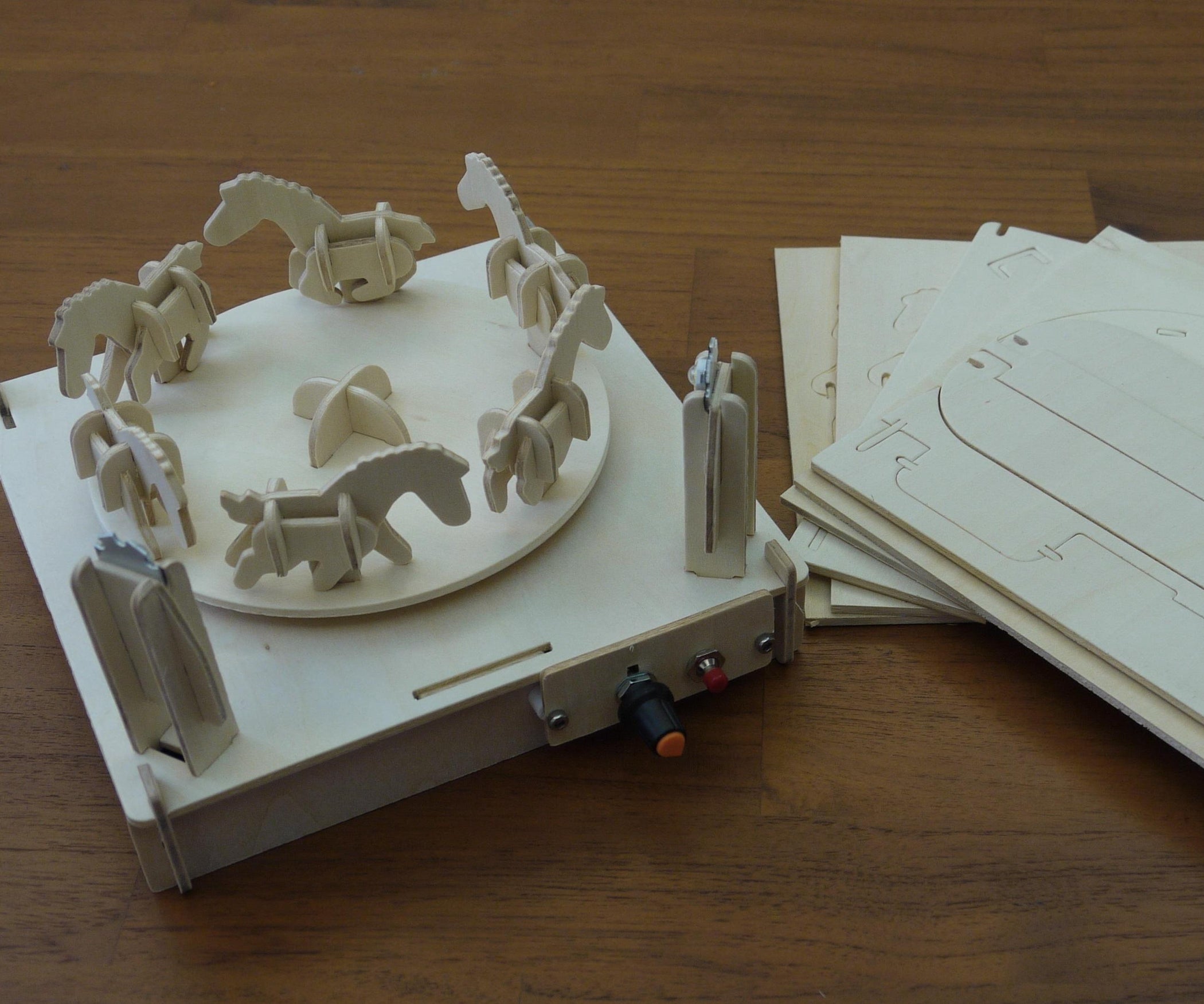 BOXOI an Open Source Miniature 3D Zoetrope DIY Kit 16 Steps (with
