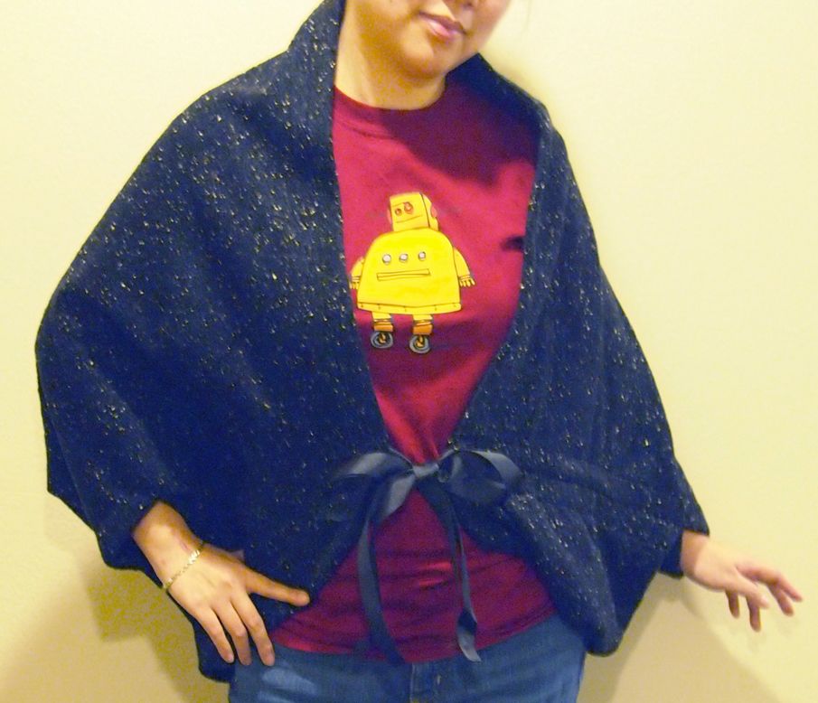 Step-by-step guide for simple chic winter shrug DIY Project DIY project