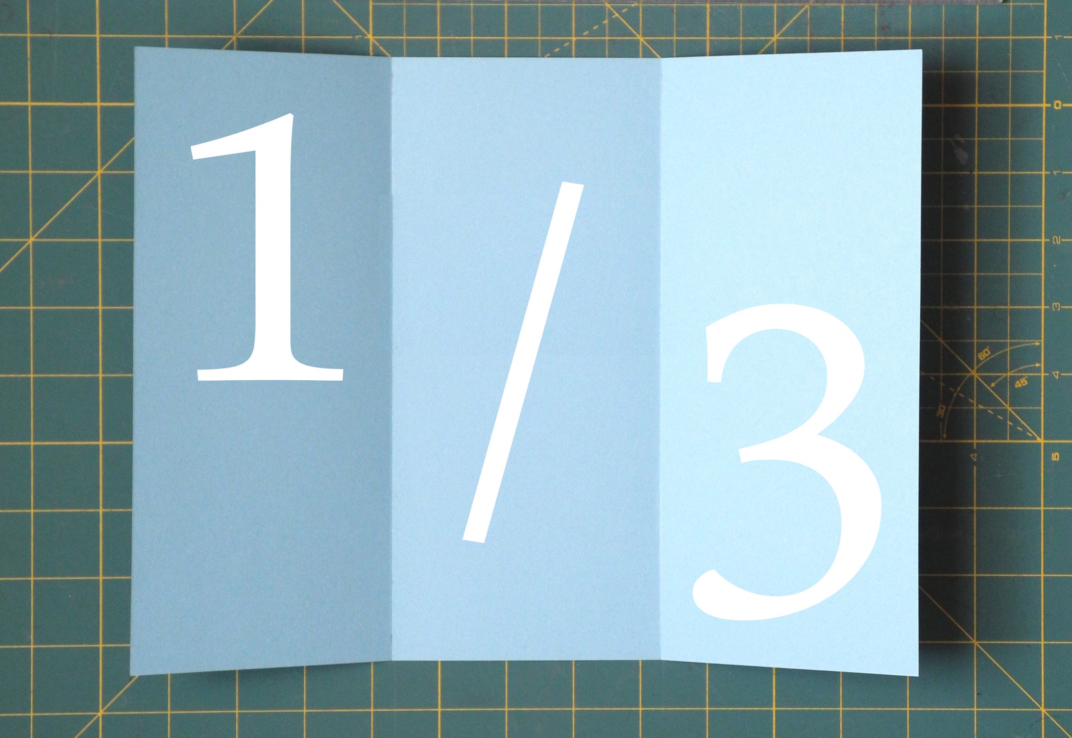 Folding Paper Into Thirds : 4 Steps - Instructables