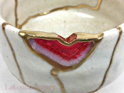 Kintsugi / Kintsukuroi Repair With Gold - Repair Lesson : 9 Steps (with ...