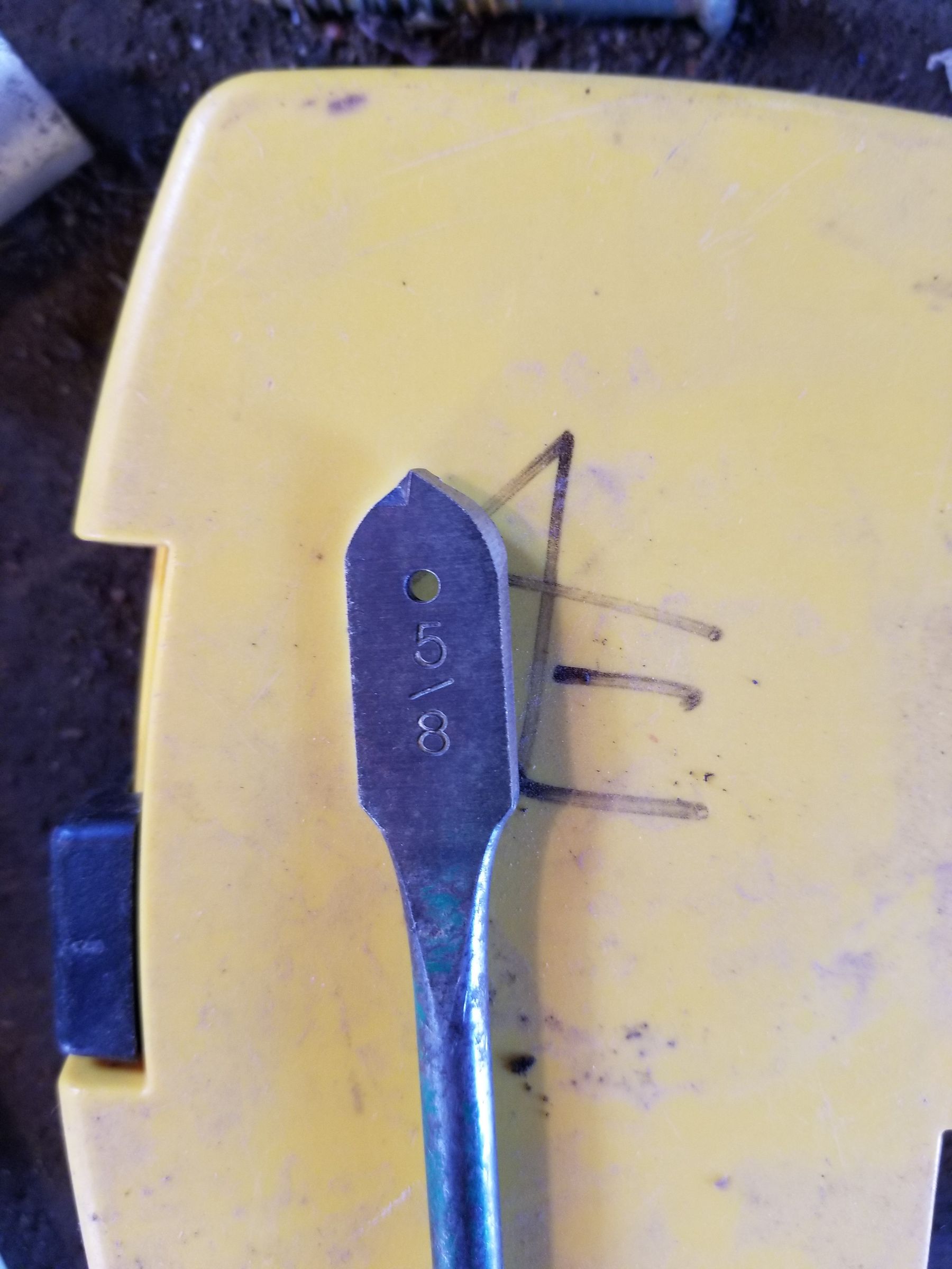 Repair/ Sharpen and Modify Spade Bits 3 Steps Instructables