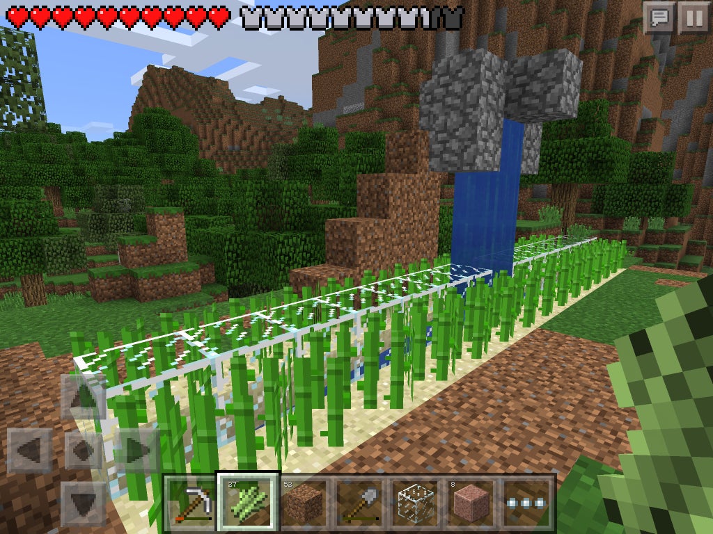 Automated Sugarcane Farm In Minecraft Pe 14 Steps Instructables