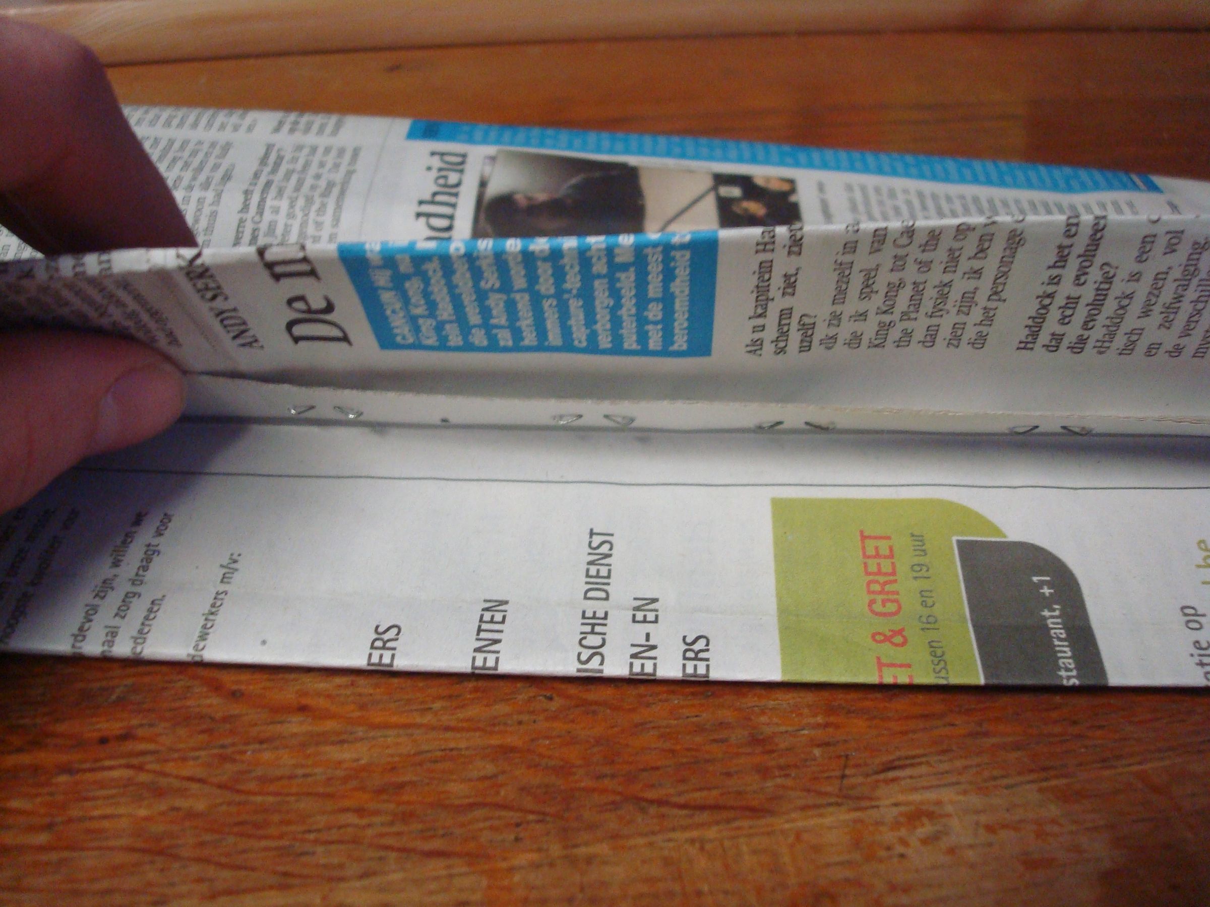5 Minute Newspaper Bag 4 Steps Instructables
