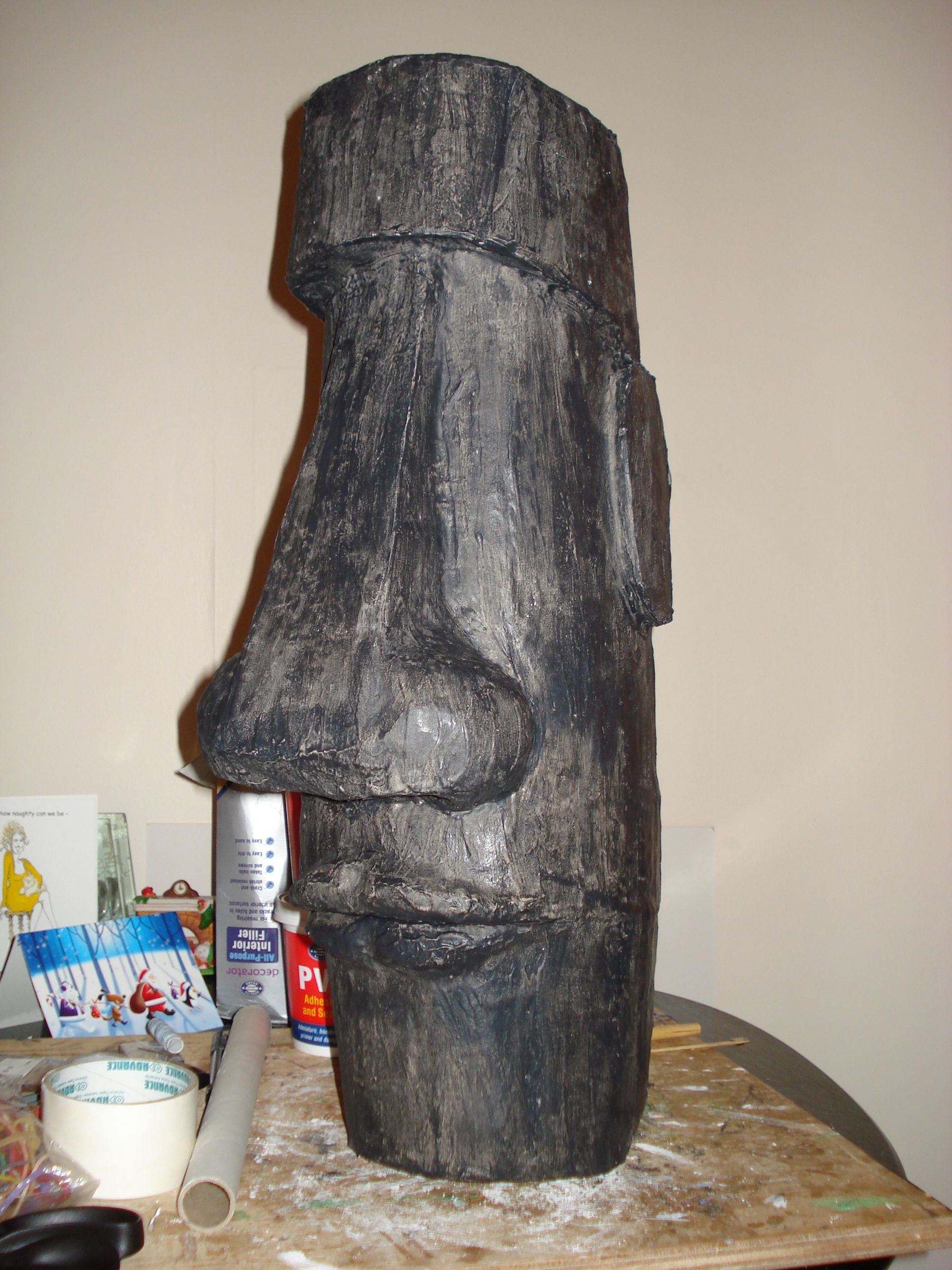 How to Make an Easter Island Head Costume 7 Steps (with Pictures