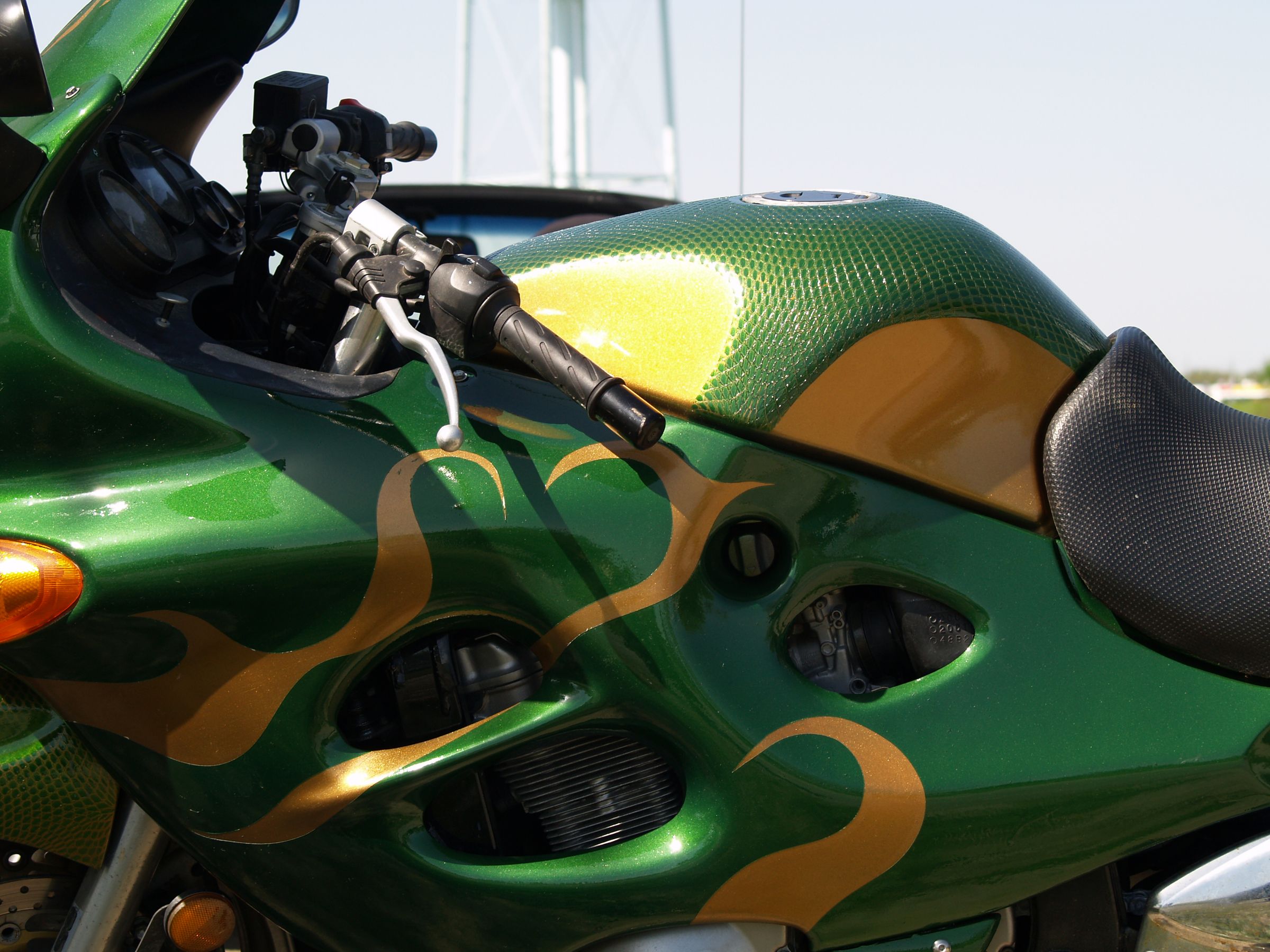 "UPDATED W/Videos" How to Spray Paint Snake Skin Scales on Anything 7