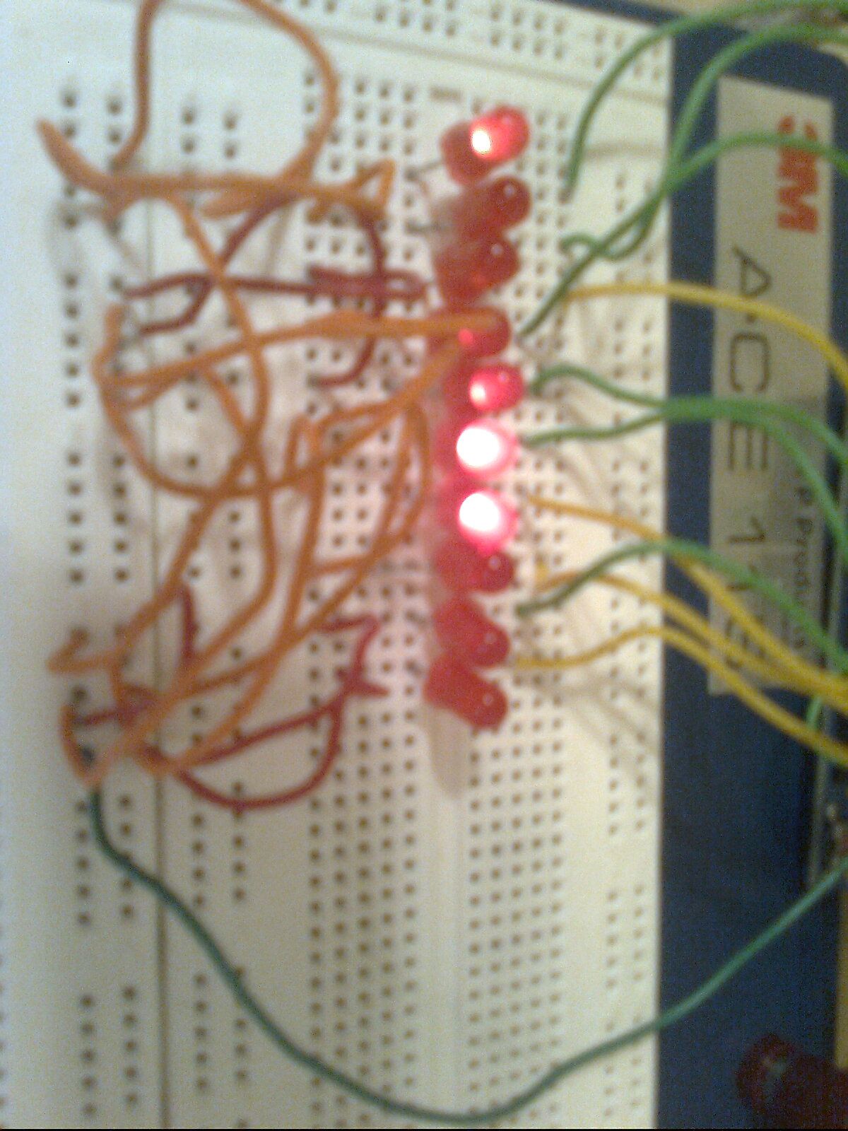 Making 1x10 LED Array With Random Patterns : 6 Steps - Instructables