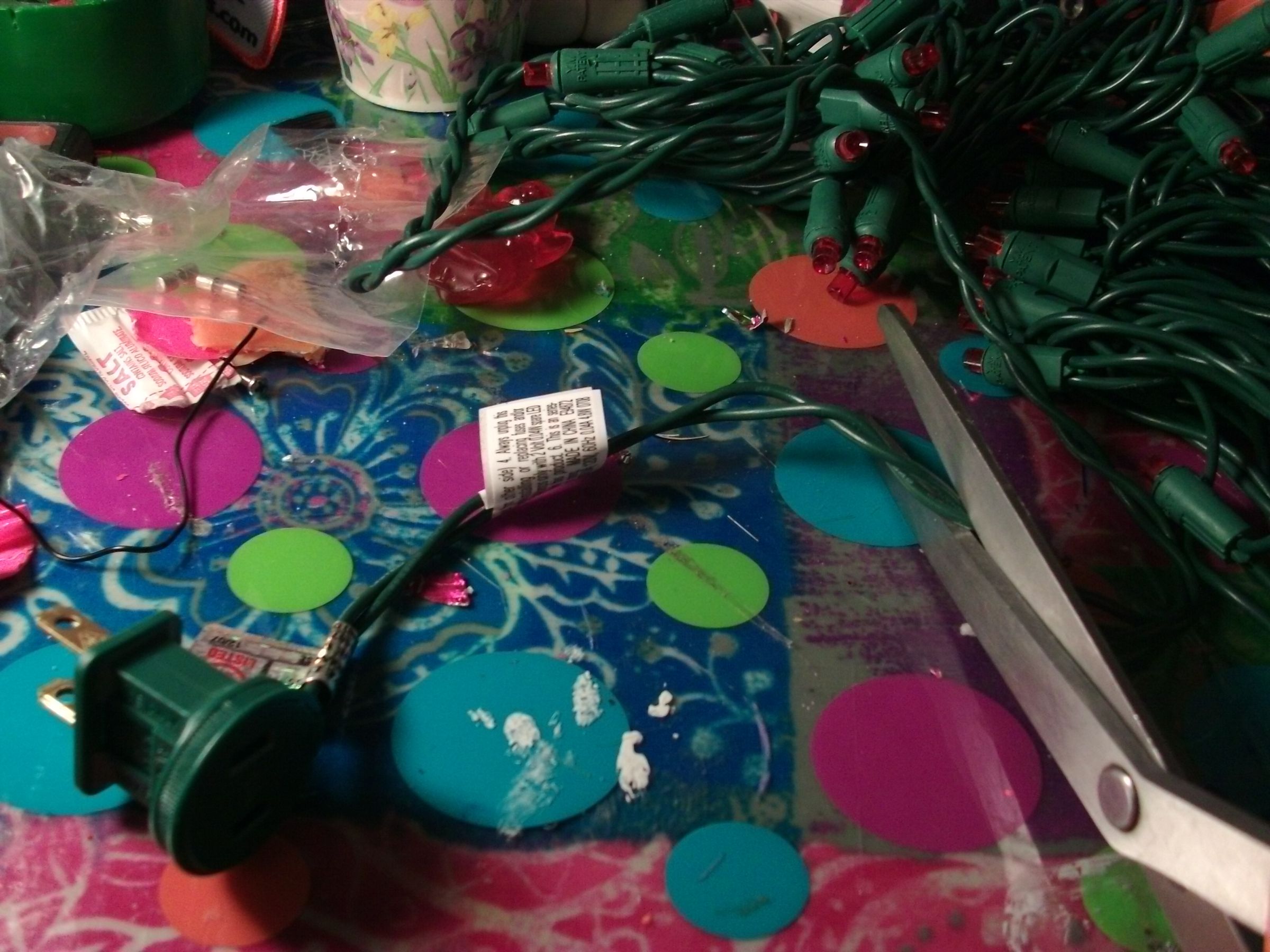 Battery Powered LED Christmas Lights 3 Steps Instructables