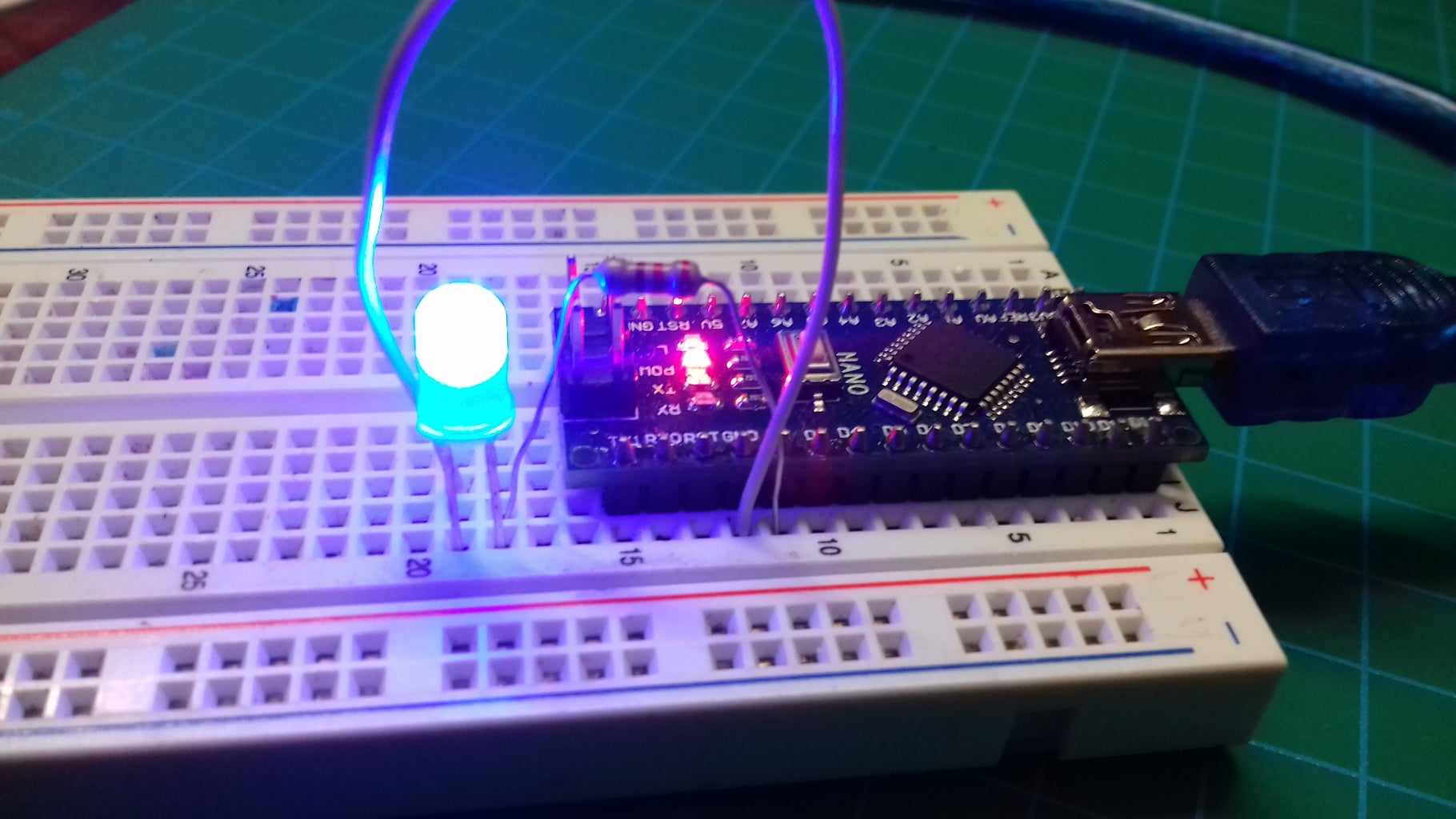 How to Wire an Arduino With a Led (Como Conectar Un Arduino Con Un Led ...