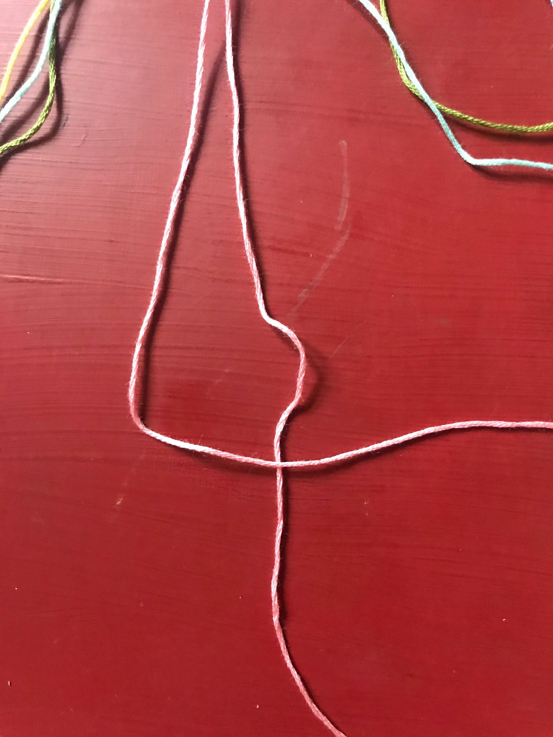 Friendship Bracelet With Teardrop Loop and Triangle Ending 7 Steps Instructables