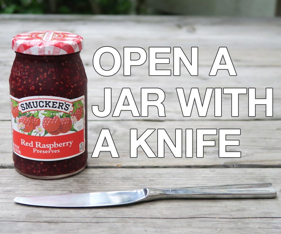 Open a Stuck Jar With a Knife (with Pictures) Instructables