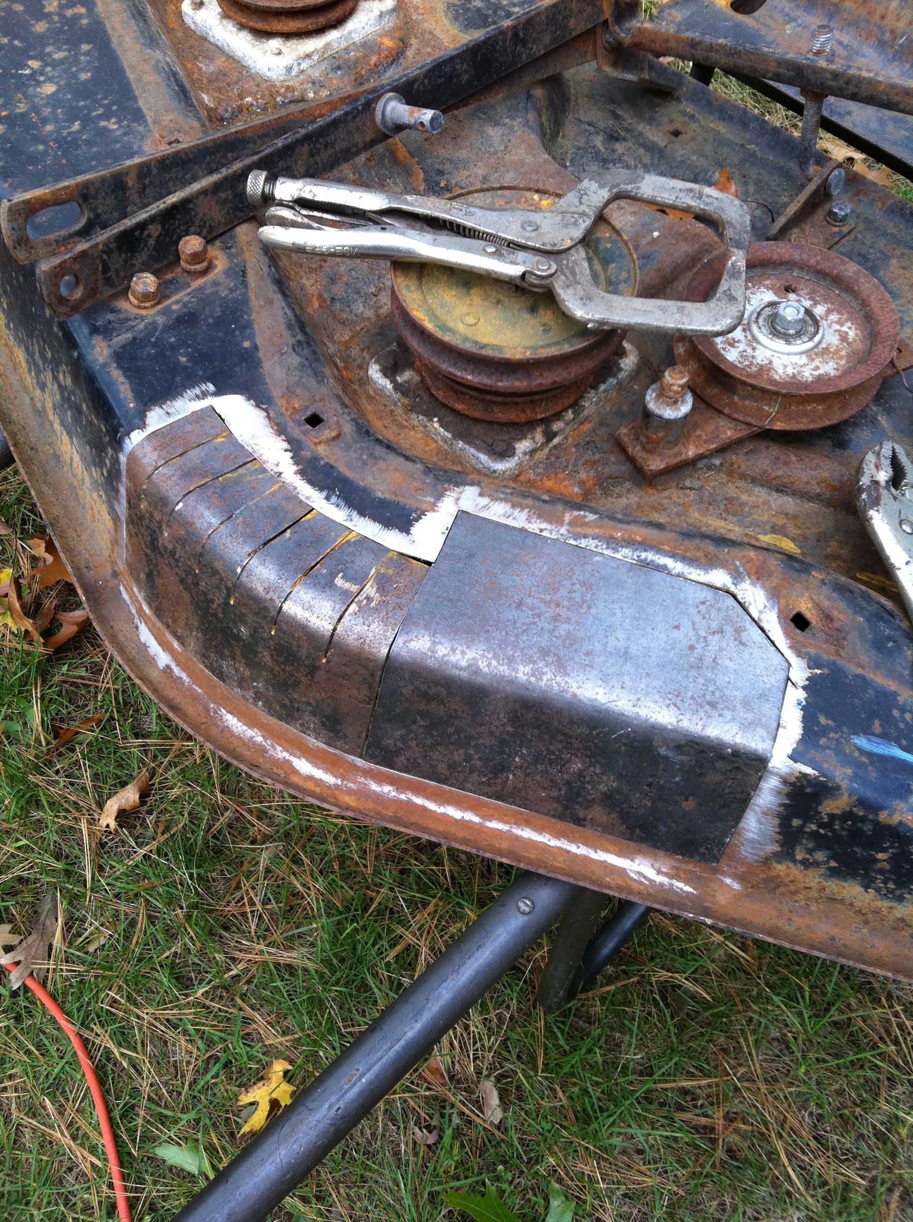 How to Patch a Rusted Lawn Mower Deck 6 Steps (with Pictures