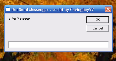 Step 3...Saving the Script and Testing Messenger