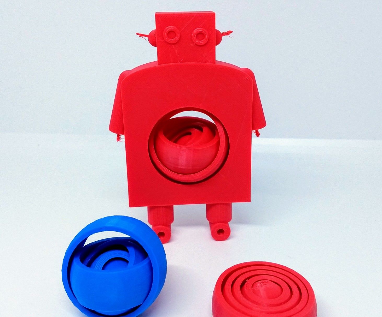 Parametric Gyroscope and Robot Made With Tinkercad Codeblocks 5 Steps