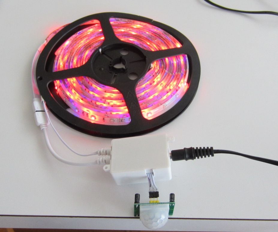 Hack Your LED Strip With a Motion Sensor and Timer : 10 Steps ...
