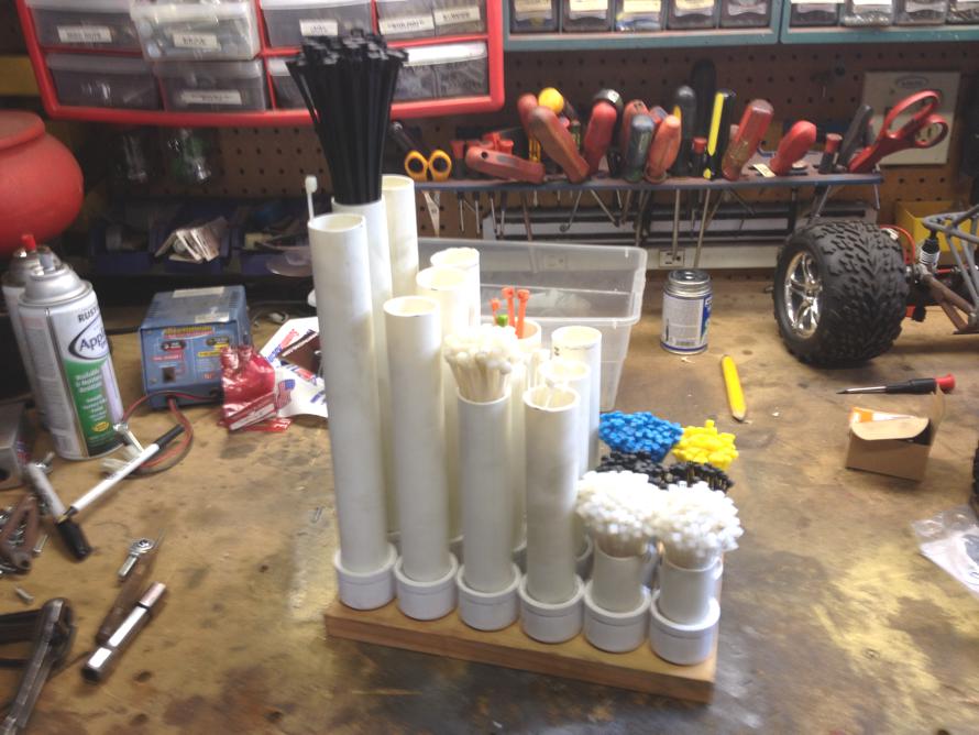PVC Zip Tie Organization System 8 Steps (with Pictures) Instructables