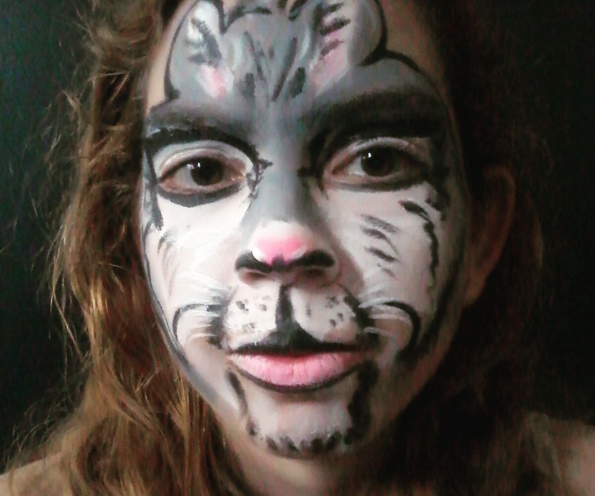Grey Cat Face Paint 6 Steps (with Pictures) Instructables