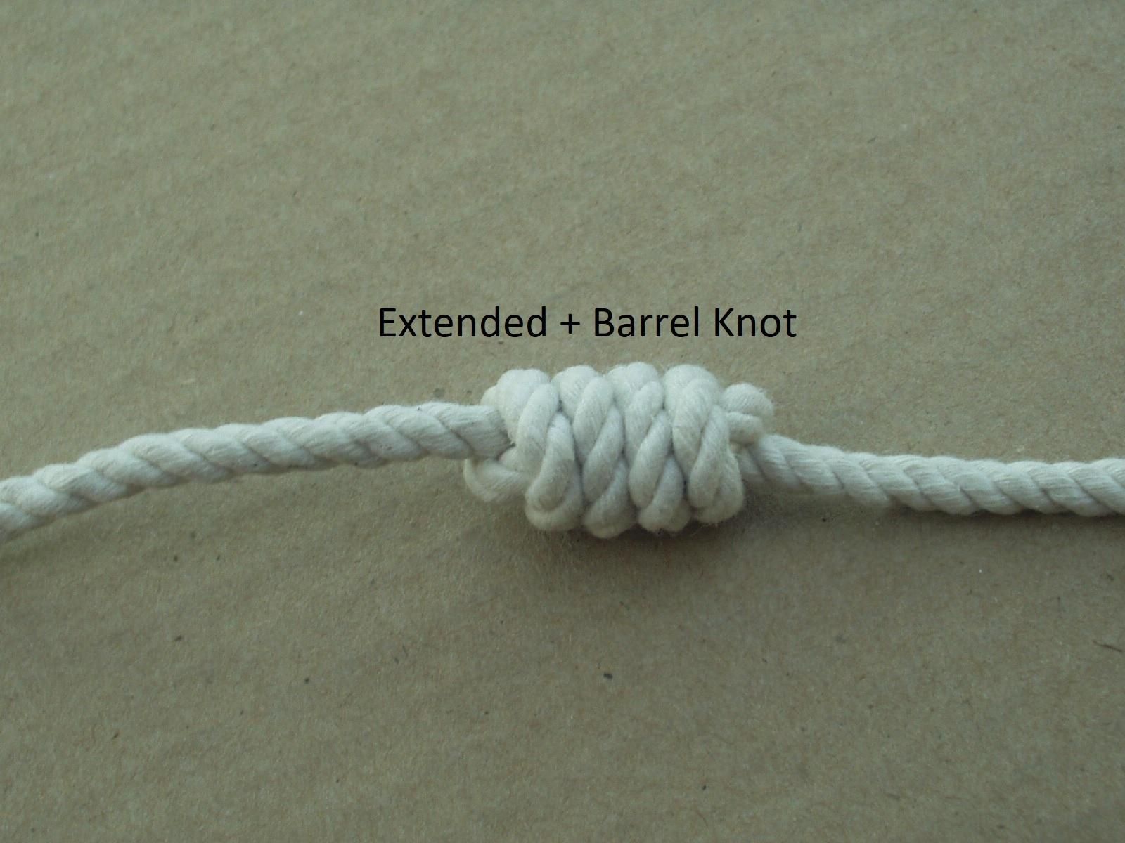 Barrel Knot 9 Steps Instructables