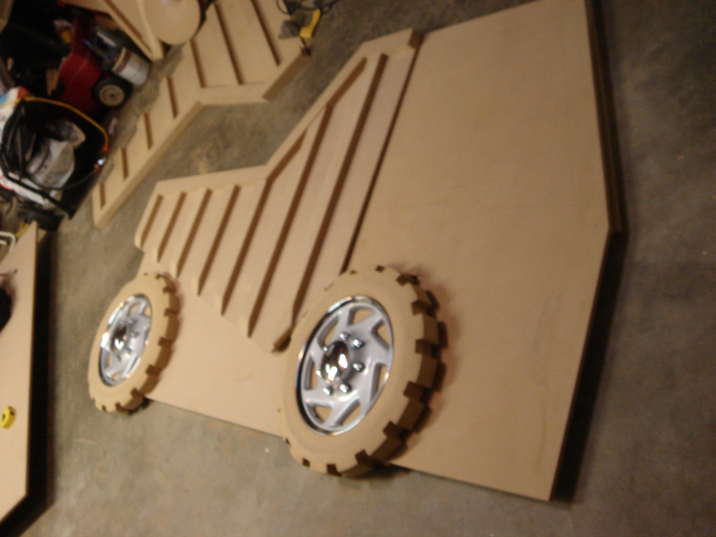 Building a Dump Truck Bed With Front Loader Book Shelf 7 Steps (with