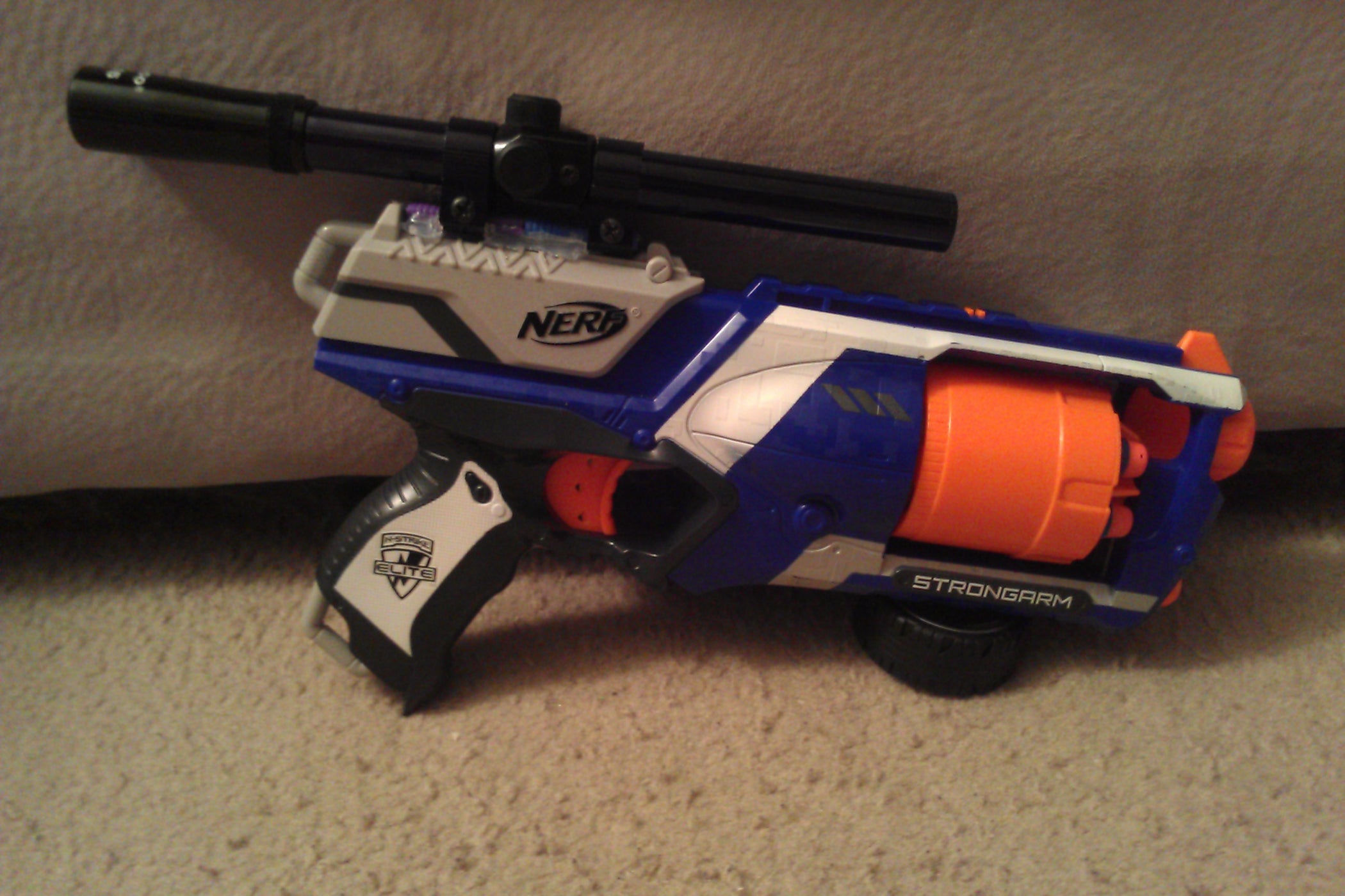 Mounting a Scope on a Nerf Strongarm 7 Steps Instructables