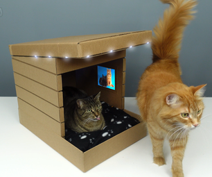 Modern Cardboard Pet House for Cats