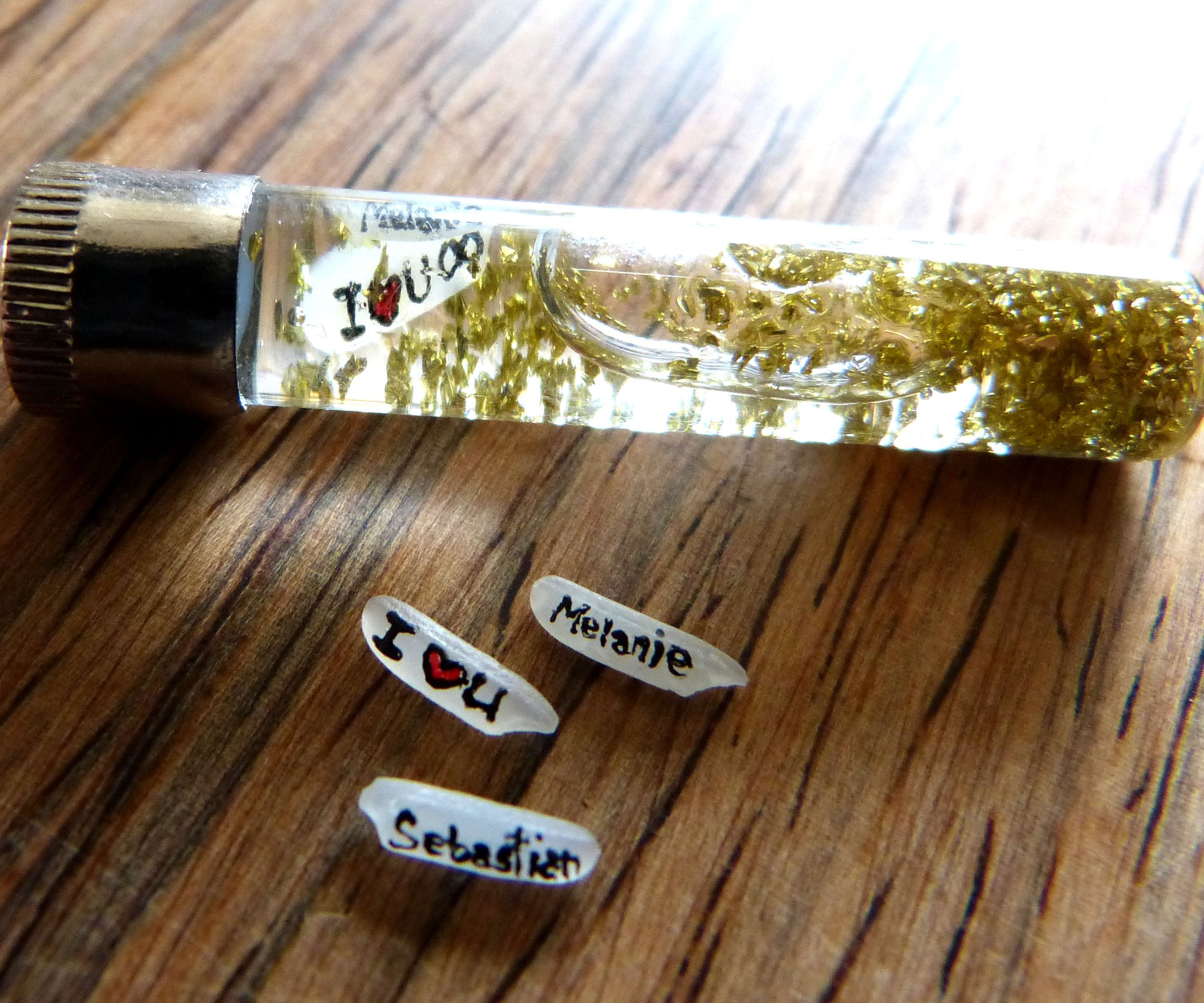 Name In Rice Keychain 2025