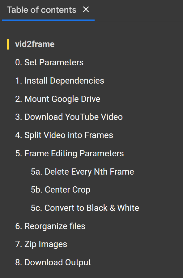 Vid2frame Overview
