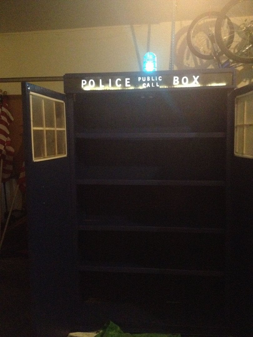 A Tardis Bookcase 5 Steps (with Pictures) Instructables