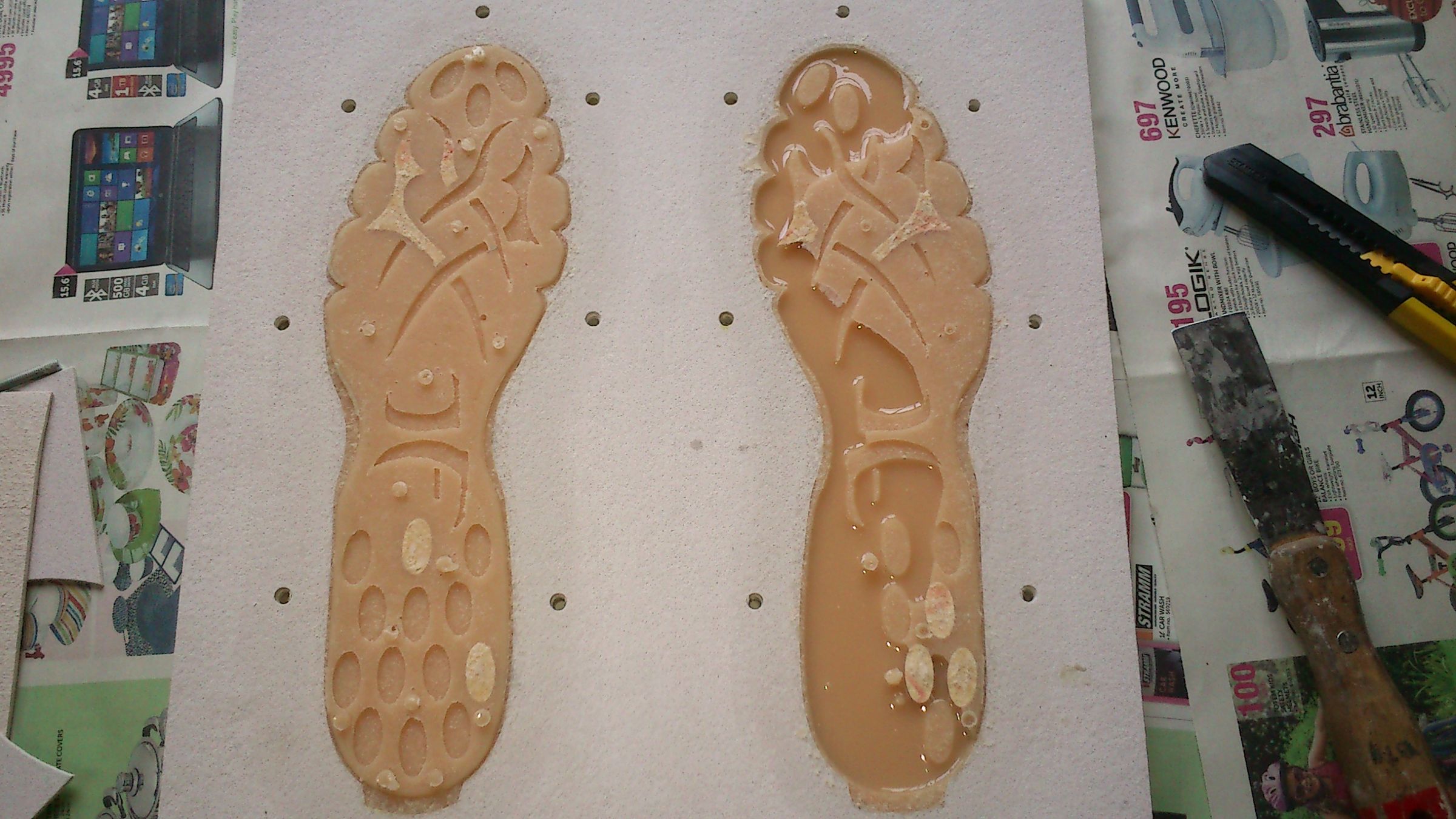 Shoe Sole Molding 5 Steps Instructables