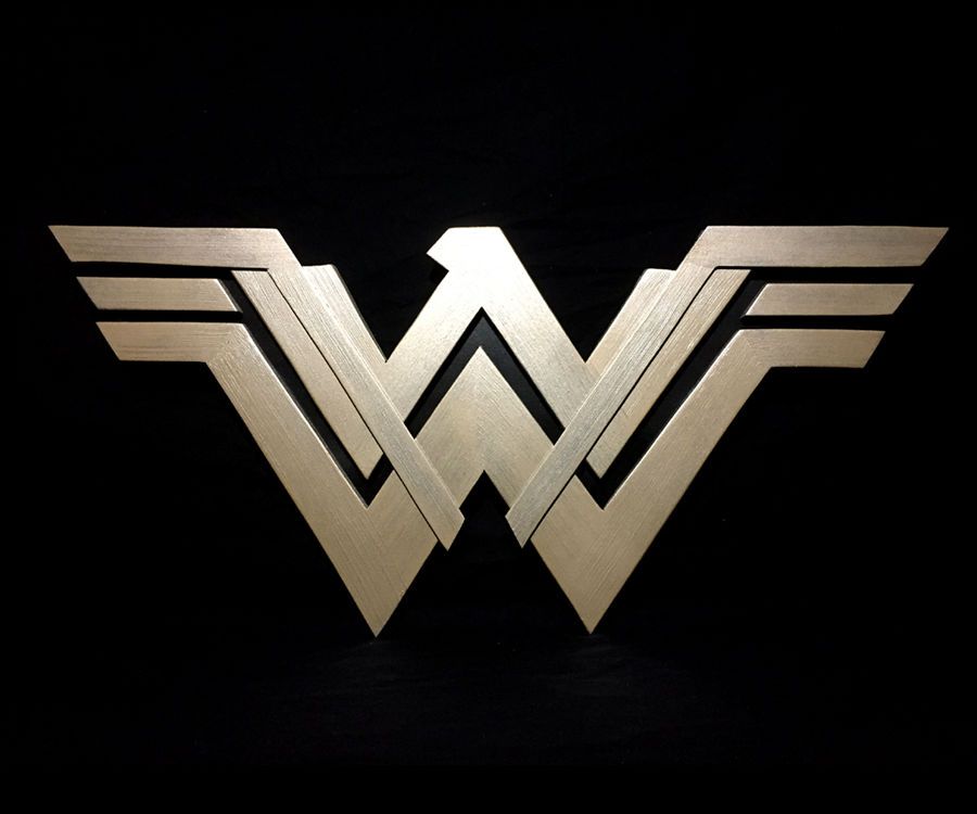 wonder woman logo - mdf- limited tools DIY Project DIY Project Image