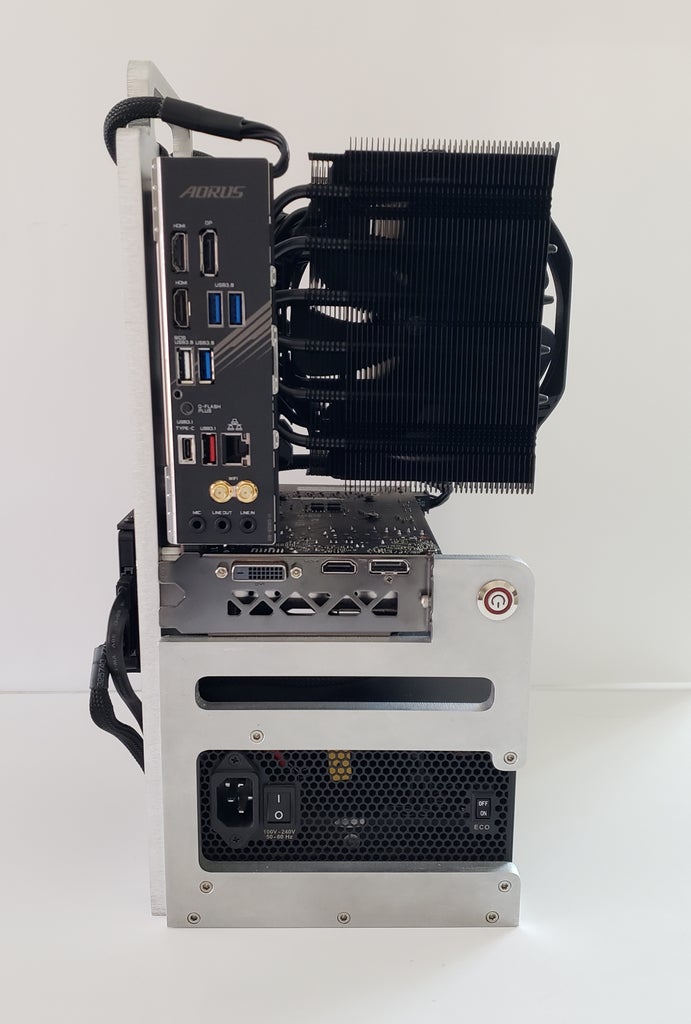 Open Frame Mini Itx Pc 5 Steps With Pictures Instructables Open Frame Mini Itx Pc 5 Steps With Pictures Instructables