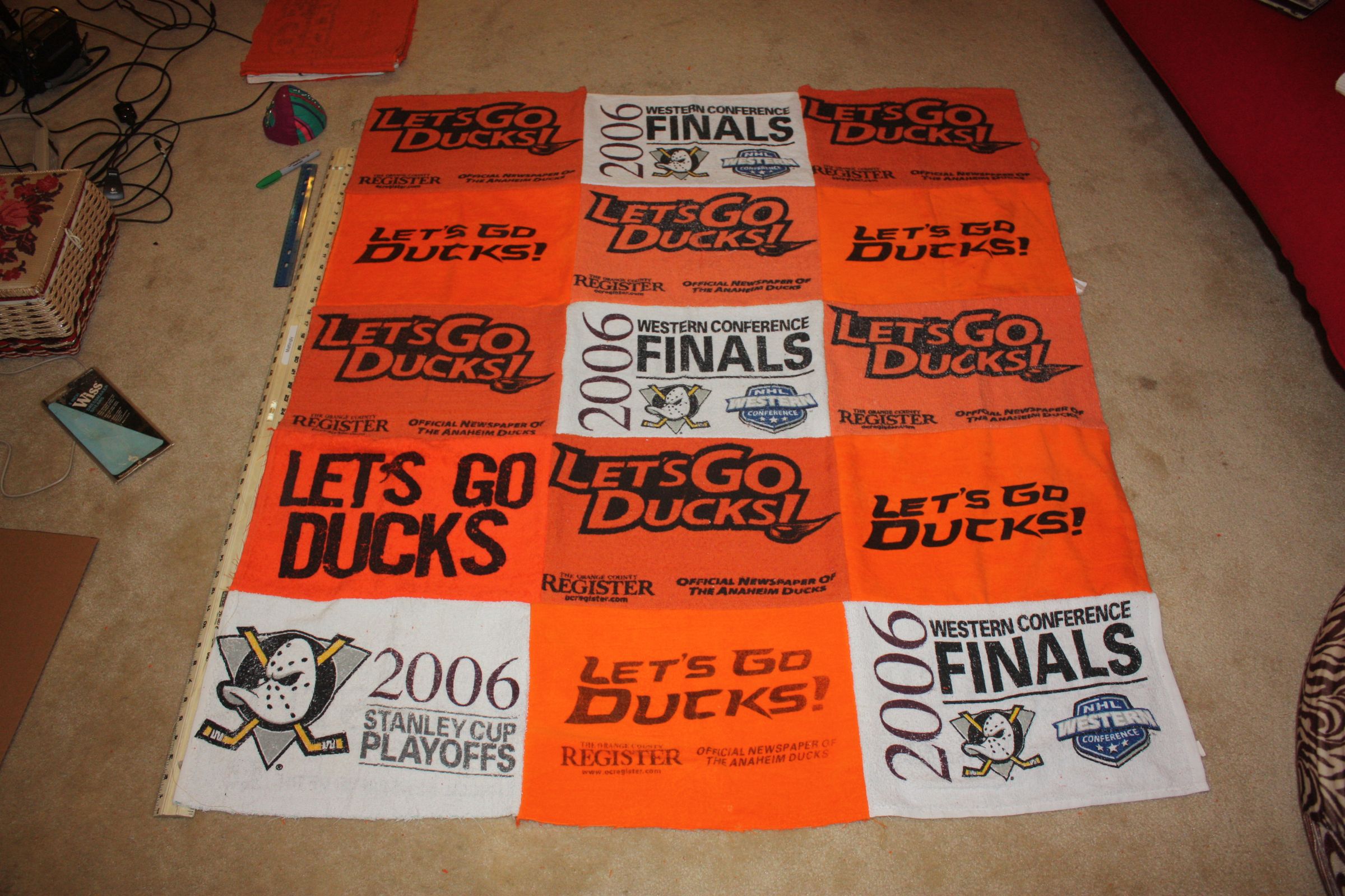 Rally Towel Quilt 8 Steps Instructables