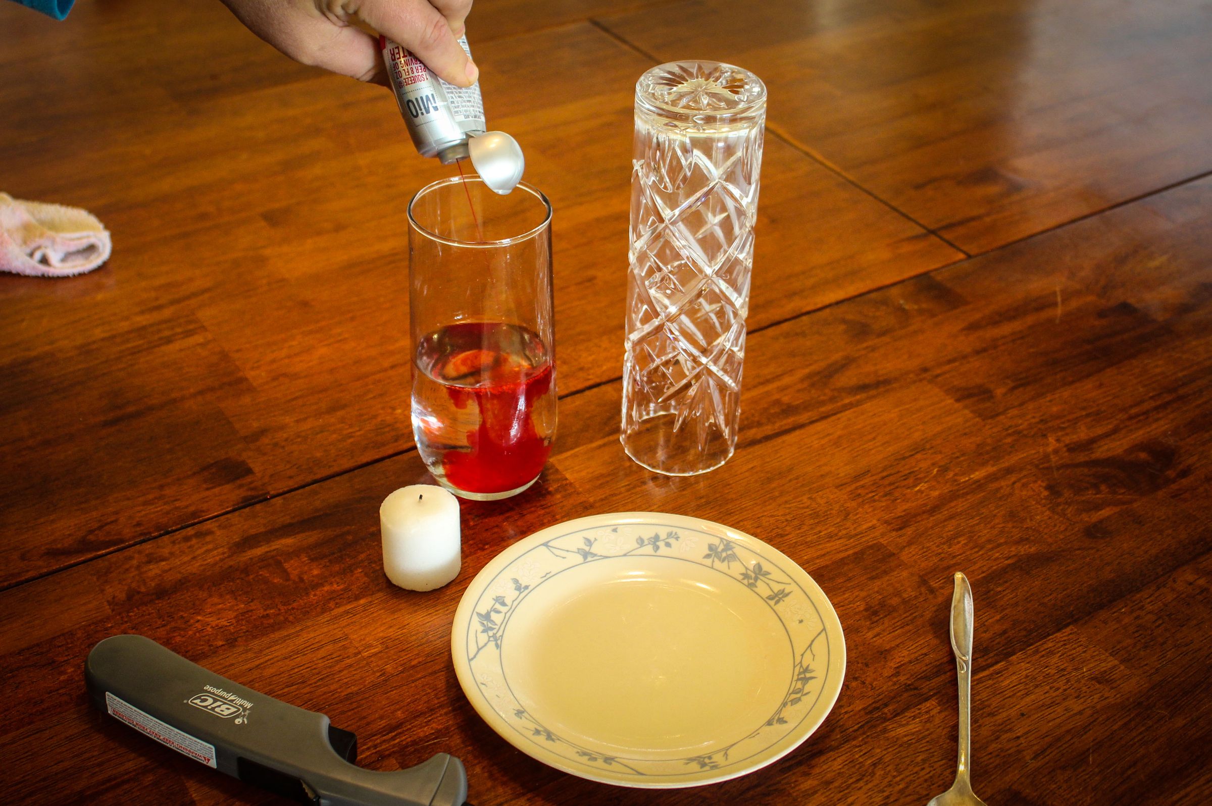 Burning Candle, Rising Water Experiment 7 Steps (with Pictures