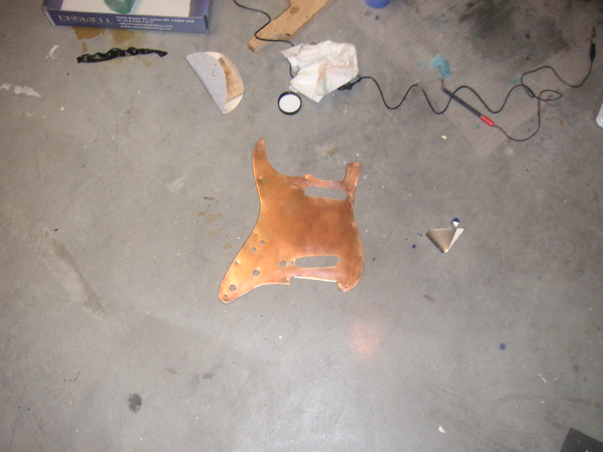 How to Make a Custom Metal Guitar Pickguard! 9 Steps Instructables