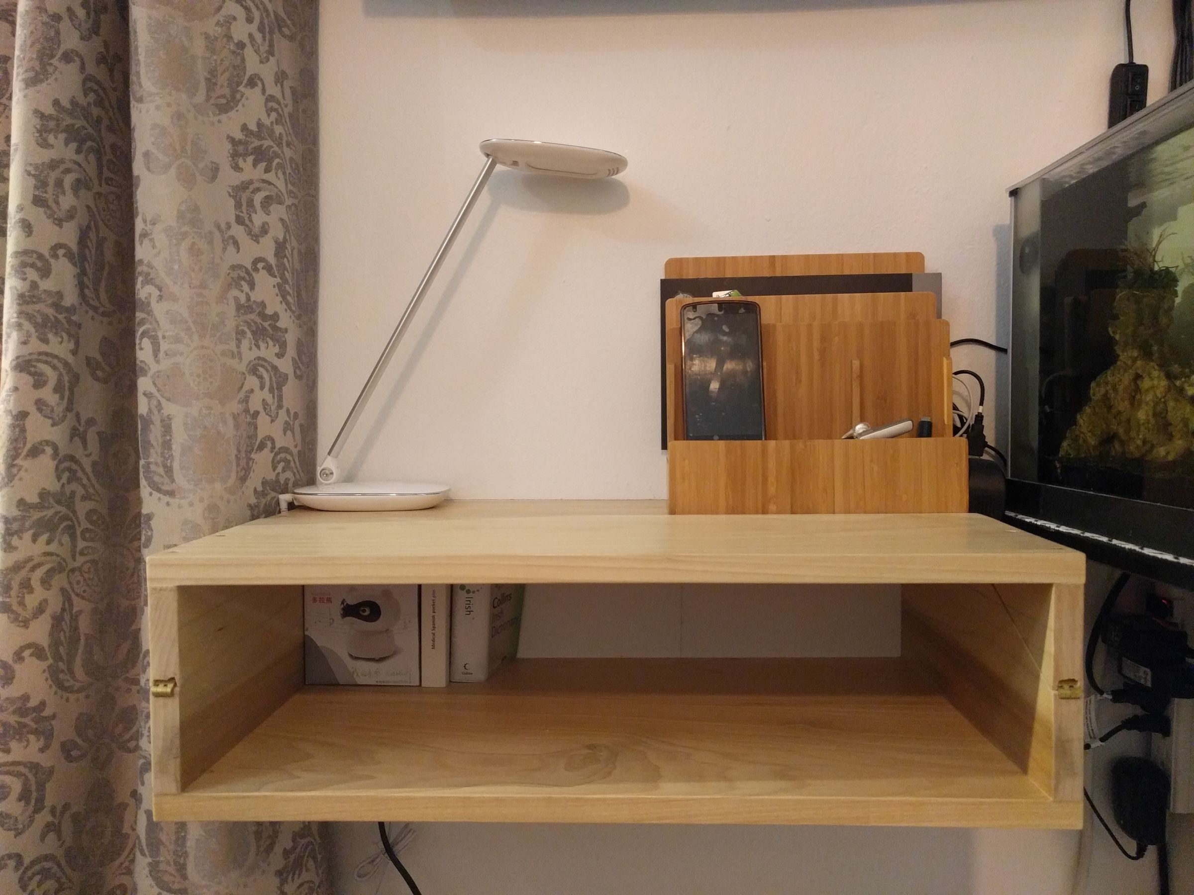 Folding Shelf Desk 6 Steps (with Pictures) Instructables